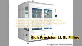 Hochpräzise intelligente Kolbenfüllmaschine für 1 l bis 5 l