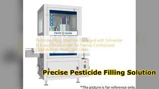 Pestizid-Abfüllmaschine mit Precision Schneider PLC