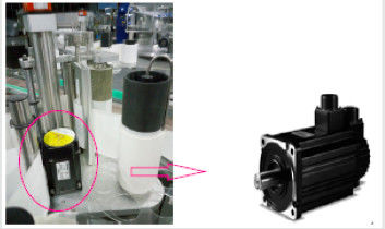 Doppeltes der Trommel-5-30L versah automatischer Aufkleber-Etikettiermaschine für Glas-HAUSTIER-Flaschen mit Seiten