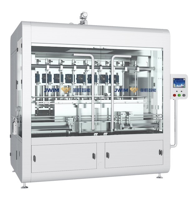 Automatische chemische Flüssigkeitsfüllmaschine aus Edelstahl mit variablem Füllbereich für Pestizidflaschen