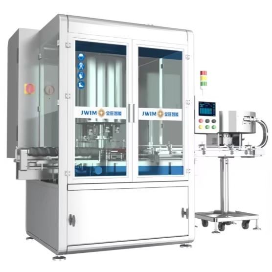 8 Köpfe Automatische Abdeckmaschine FX-8AS 4.0KW 100ml-1L Hochgeschwindigkeits-Pick And Place