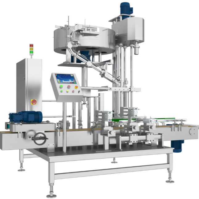 1-5L/5-30L Trommel Automatische Einkopffflasche Ropp Deckelmaschine FX-1D 600BPH