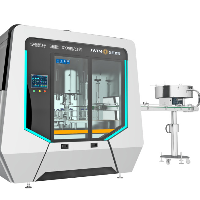 6500 BPH Rotationstyp Automatische Abdeckmaschine FX-8AH 80 ml-1000 ml mit 8 Abdeckköpfen