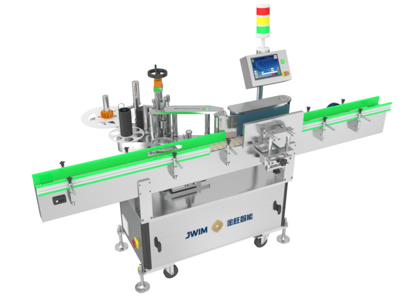 Automatische Doppelseitige Flachflasche TN-150K Aufkleberkennzeichnungsmaschine 220V 2,2KW