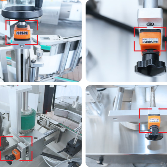 30L Trommeln Doppelseitige Aufkleberkennzeichnungsmaschine für runde Flasche TN-200LDS 2500BPH