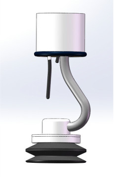 EMLH1202550 Vakuumhebe-System 2800mm*270° Sektorarbeitsfläche mit Aluminiumlegierung