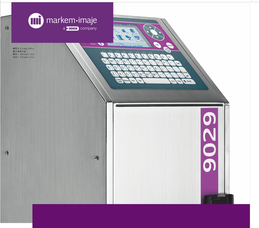 Markem·Imaje 9029 Kleine Schrift-Tintenstrahldrucker 100-240VAC, 50/60Hz, 34W