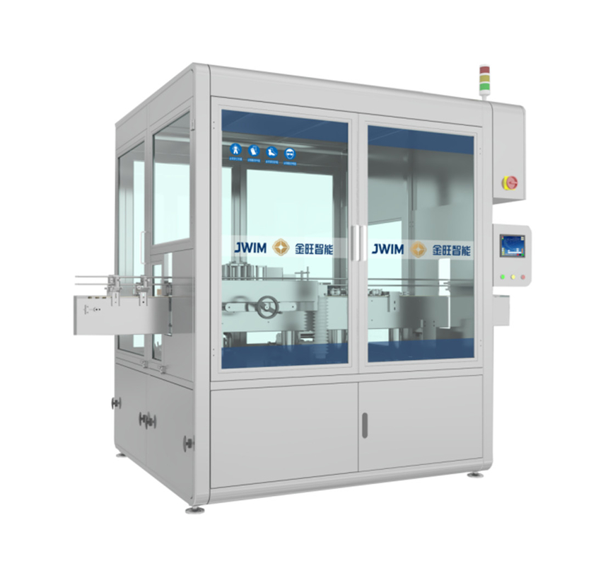 TN-200DH Rotationshöchstgeschwindigkeits-automatische Runde Flaschenkennzeichnungsmaschine für 5L-30L Flaschenfülllinie 10000 BPH