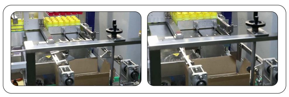 KZ-2T voll automatische Kartonverpackungsmaschine für normale runde oder quadratische Glasflaschen und Plastikflaschen