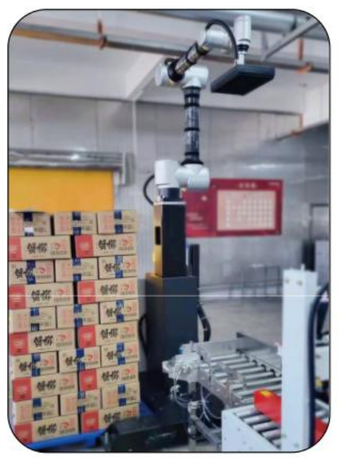 AI-RMD30 AI-Kollaborations-Palletizierungsroboter (≤9 Kartons/Min) ¢ Intelligente flexible Palletizierungslösung für verschiedene Szenarien