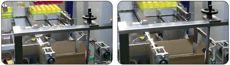 Vollautomatische Kartonverpackungsmaschine mit Frequenzumrechner mit Touchscreen und Servosystem für die Verpackung von Flaschen