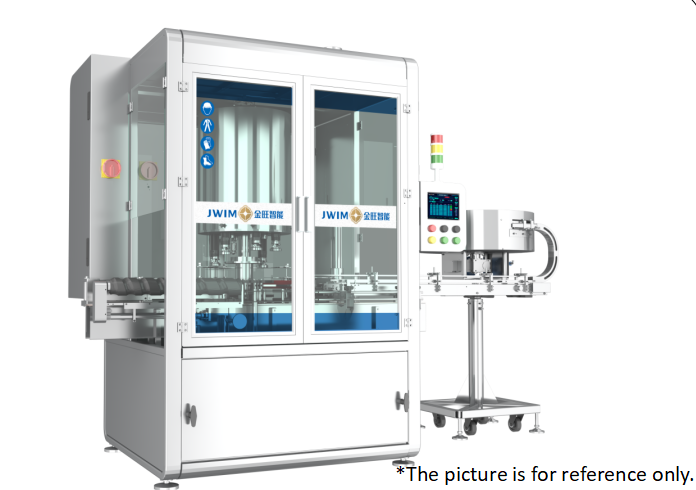 Pesticide Filling Machine Utilizing Rotary Structure And Cap Grabber Technology For Accurate And Fast Filling Operations