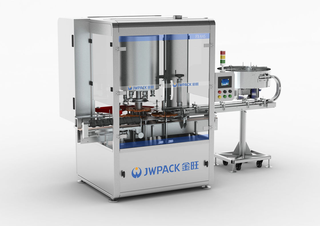 Maschine zur automatischen Verkleidung mit mehreren Kappen 100 ml-1L