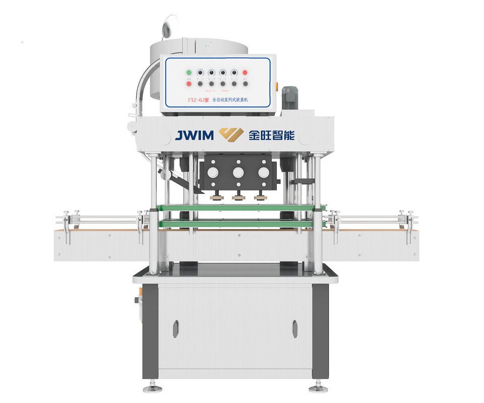 Horizontale automatische mit einer Kappe bedeckende Maschine 7000 BPH 2.4KW für Flasche 80ml-1000ml