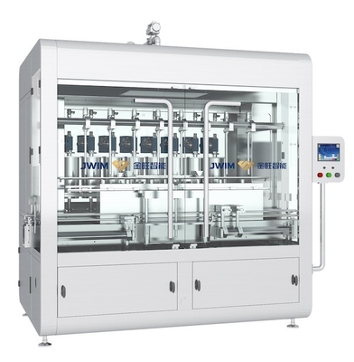 Automatische chemische Flüssigkeitsfüllmaschine aus Edelstahl mit variablem Füllbereich für Pestizidflaschen