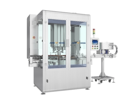 Plc-Drehselbstschrauben-mit einer Kappe bedeckende Maschine 6 Haupt-50ML-1000ML 6500 BPH automatisch