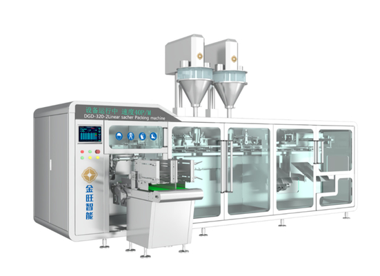 Agrarchemische DGD-320-2 vollautomatische horizontale Doppelzufuhr-Beutelmaschine