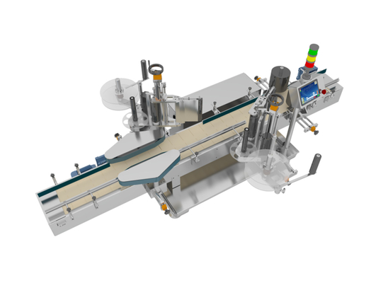 Quadratische Flachflaschen TN-200LDS Einseitige Selbstklebmaschine