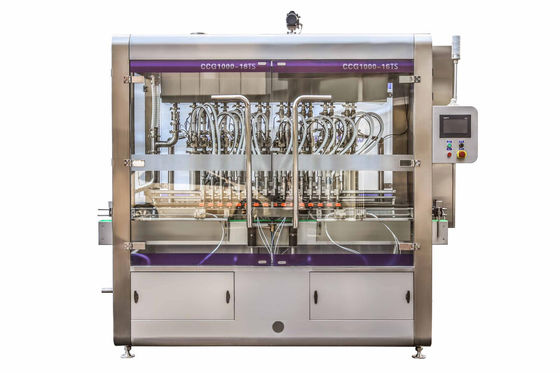 16 volumetrische flüssige Füllmaschine-Speiseöl-Flaschen-Füllmaschine 80ml-1000ml des Kopf-4000 BPH