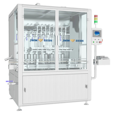 Des Rahmen-SS304 Köpfe 80ml-1L Kolben-der Füllmaschine-8 mit Schneider-Kontrollsystem