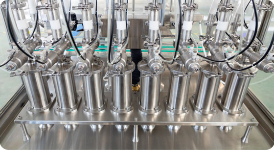 Chemische flüssige Flaschen-Füllmaschine kolbenartige 8 12 16 20 Haupt-50ml 250ml 1000ml