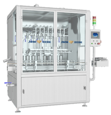 50 Bpm das Schädlingsbekämpfungsmittel-Füllmaschine 50-1000mL 8 versieht Verpackungsmaschine mit einer Düse